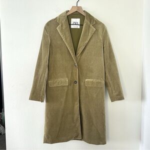 Zara Women's Olive Trench Coat